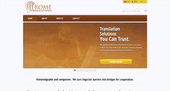 Desktop Screenshot of jerometranslations.com